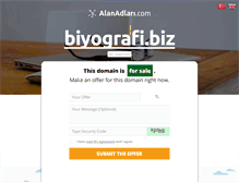 Tablet Screenshot of biyografi.biz